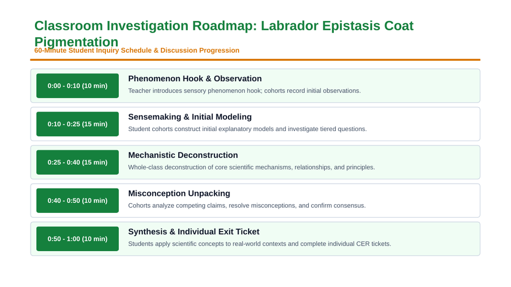 Mendelian Genetics & Inheritance Phenomena-Based Lesson: The Mystery of the Yellow Puppy: Two-Locus Epistasis in Labrador Retrievers Presentation sample page