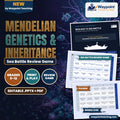 Mendelian Genetics & Inheritance Sea Battle Review Game cover
