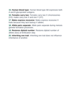 Mendelian Genetics & Inheritance Vocabulary Words & Definitions sample page