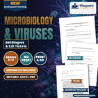 Microbiology & Viruses Bell Ringers & Exit Tickets cover