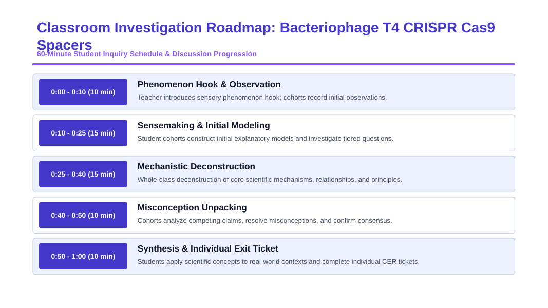 Microbiology & Viruses Phenomena-Based Lesson: The Microscopic Moon Lander and the Bacterial Memory: Phage T4 vs. CRISPR Presentation sample page