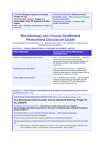 Microbiology & Viruses Scaffolded Phenomena-Based Lesson: The Microscopic Moon Lander and the Bacterial Memory: Phage T4 vs. CRISPR Teacher Discussion Guide sample page