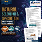Natural Selection & Speciation Model Response & Scoring Guide cover
