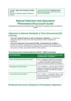 Natural Selection & Speciation Phenomena-Based Lesson: The Broken Ring: Ensatina Salamanders and the Fluid Boundaries of Speciation Teacher Discussion Guide sample page