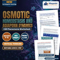 Osmotic Homeostasis and Aquaporin Dynamics: Water Potential Equations, Osmolarity, and Tonicity in Animal vs Plant Cells CER Phenomena Worksheet cover