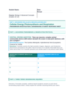 Photosynthesis & Respiration Phenomena-Based Lesson: The Sunless Metropolis: Hydrothermal Vent Ecosystems Powered by Sulfide Student Response Sheet sample page