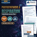 Photosynthesis & Respiration Substitute Lesson Plan cover
