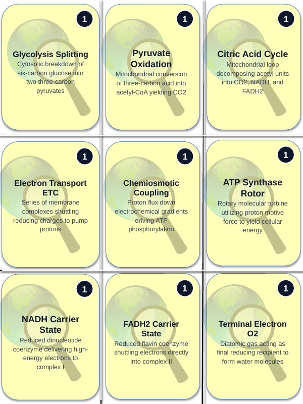 Photosynthesis & Respiration Trivia Board Game sample page