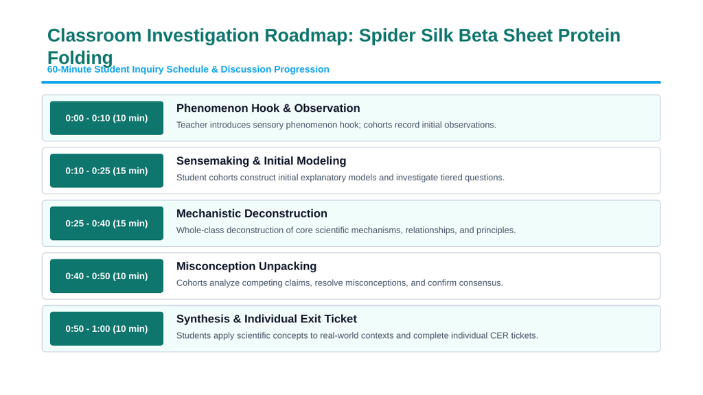 Protein Synthesis Phenomena-Based Lesson: The Molecular Riddle of Spider Dragline Silk: Stronger Than Steel, Tougher Than Kevlar Presentation sample page