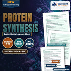 Protein Synthesis Substitute Lesson Plan cover