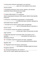 Reproduction & Development Fill-in-the-Blank Vocabulary Worksheet sample page