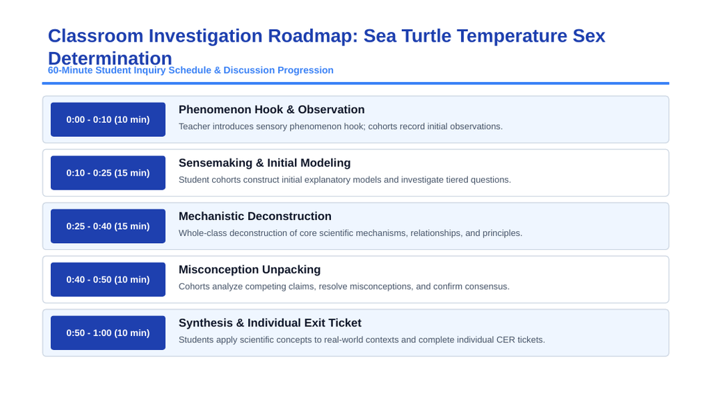 Reproduction & Development Phenomena-Based Lesson: Hot Chicks, Cool Dudes: The Sand Temperature That Dictates Turtle Gender Presentation sample page