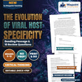 The Evolution of Viral Host Specificity Reading Worksheet cover