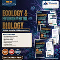 Biology II Unit 4: Ecology & Environmental Biology Bundle cover