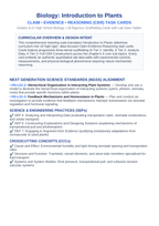 Intro to Plants CER Task Cards sample page