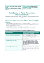 Intro to Plants Phenomena-Based Lesson: Giant Sequoia Cohesion Tension Teacher Discussion Guide sample page