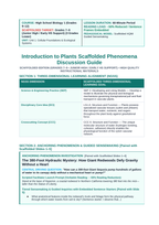 Intro to Plants Scaffolded Phenomena-Based Lesson: Giant Sequoia Cohesion Tension Teacher Discussion Guide sample page
