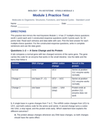 Keystone Biology Module 1 Practice Test sample page