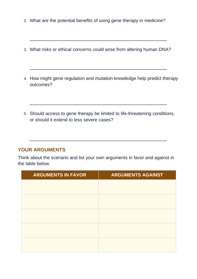 Molecular Genetics Real-World Case Study sample page
