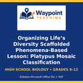 Organizing Life’s Diversity Scaffolded Phenomena-Based Lesson: Platypus Mosaic Classification Presentation cover