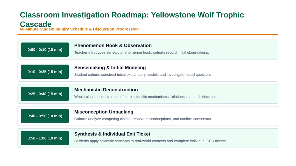 Principles of Ecology Phenomena-Based Lesson: Yellowstone Wolf Trophic Cascade Presentation sample page