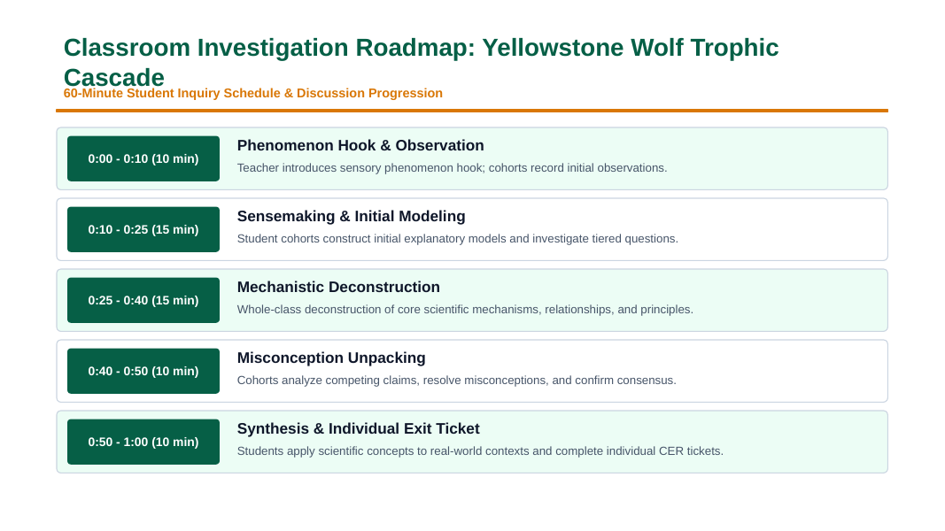 Principles of Ecology Phenomena-Based Lesson: Yellowstone Wolf Trophic Cascade Presentation sample page
