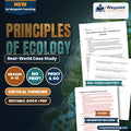 Principles of Ecology Real-World Case Study cover