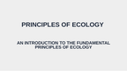 Principles of Ecology Substitute Slideshow & Teacher Guide sample page