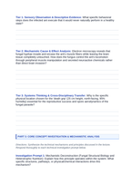 Protists & Fungi Phenomena-Based Lesson: Zombie Ant Cordyceps Parasitism Student Response Sheet sample page