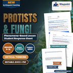 Protists & Fungi Phenomena-Based Lesson: Zombie Ant Cordyceps Parasitism Student Response Sheet cover