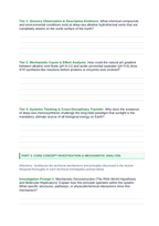 The Origins of Life Phenomena-Based Lesson: Hydrothermal Vent Abiogenesis Student Response Sheet sample page