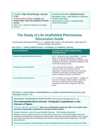 The Study of Life Scaffolded Phenomena-Based Lesson: Tardigrade Cryptobiosis Teacher Discussion Guide sample page