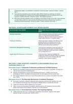 Viruses & Bacteria Scaffolded Phenomena-Based Lesson: MRSA Antibiotic Resistance Teacher Discussion Guide sample page