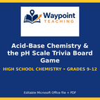 Acid-Base Chemistry & the pH Scale Trivia Board Game cover
