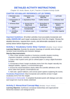 Acid-Base Chemistry & the pH Scale Vocabulary Choice Board sample page