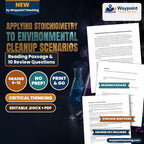 Applying Stoichiometry to Environmental Cleanup Scenarios Reading Worksheet cover