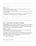 Atomic Structure & the Development of Atomic Theory Bell Ringers & Exit Tickets sample page