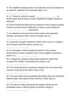 Atomic Structure & the Development of Atomic Theory Fill-in-the-Blank Vocabulary Worksheet sample page