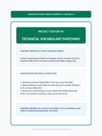 Balancing Chemical Equations Project-Based Learning Activity sample page