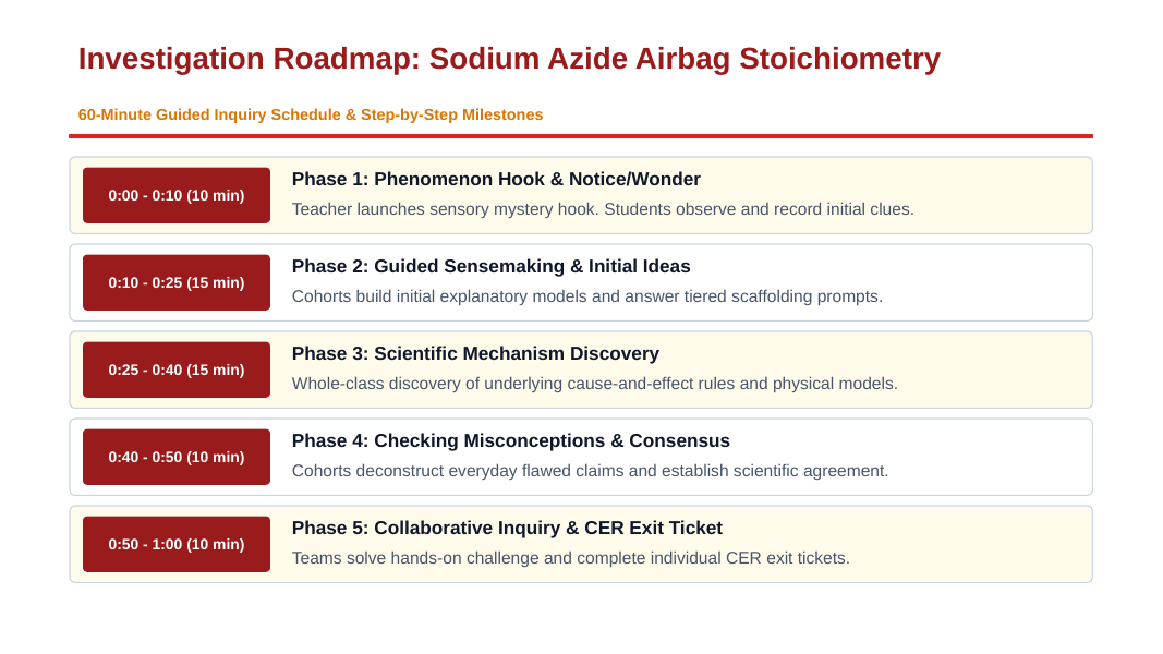Balancing Chemical Equations Scaffolded Phenomena-Based Lesson: Detonation of Solid Sodium Azide in Millisecond Airbag Inflation Presentation sample page