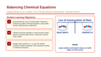 Balancing Chemical Equations Slide Show Presentation sample page