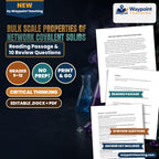 Bulk Scale Properties of Network Covalent Solids Reading Worksheet cover