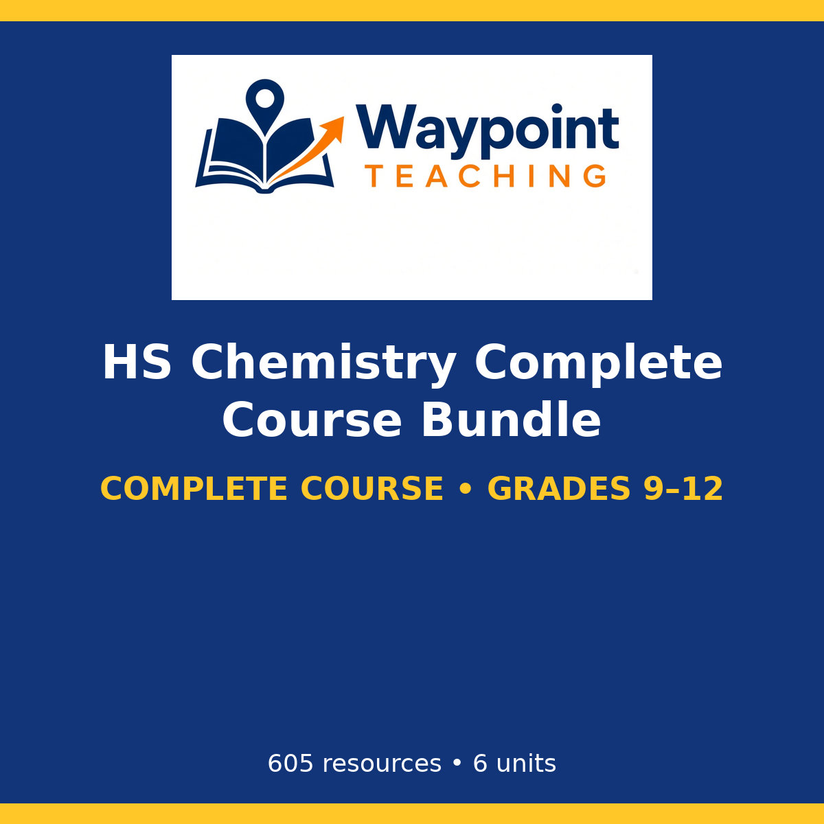 HS Chemistry Complete Course Bundle cover