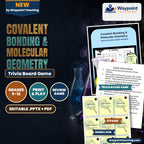 Covalent Bonding & Molecular Geometry Trivia Board Game cover