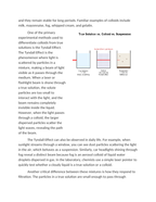 Differentiating Suspensions Colloids and True Solutions Reading Worksheet sample page