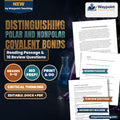 Distinguishing Polar and Nonpolar Covalent Bonds Reading Worksheet cover