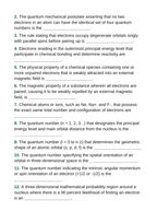 Electron Configuration & Periodic Properties Fill-in-the-Blank Vocabulary Worksheet sample page