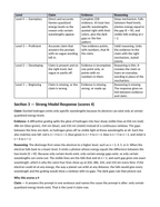 Electron Configuration & Periodic Properties Model Response & Scoring Guide sample page
