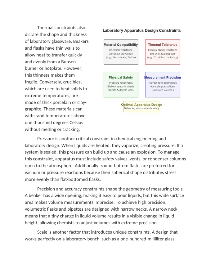 Evaluating Constraints in Laboratory Apparatus Design Reading Worksheet sample page