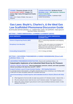 Gas Laws: Boyle's, Charles's, & the Ideal Gas Law Scaffolded Phenomena-Based Lesson: Catastrophic Implosion of an Industrial Steel Drum by Air Pressure Teacher Discussion Guide sample page
